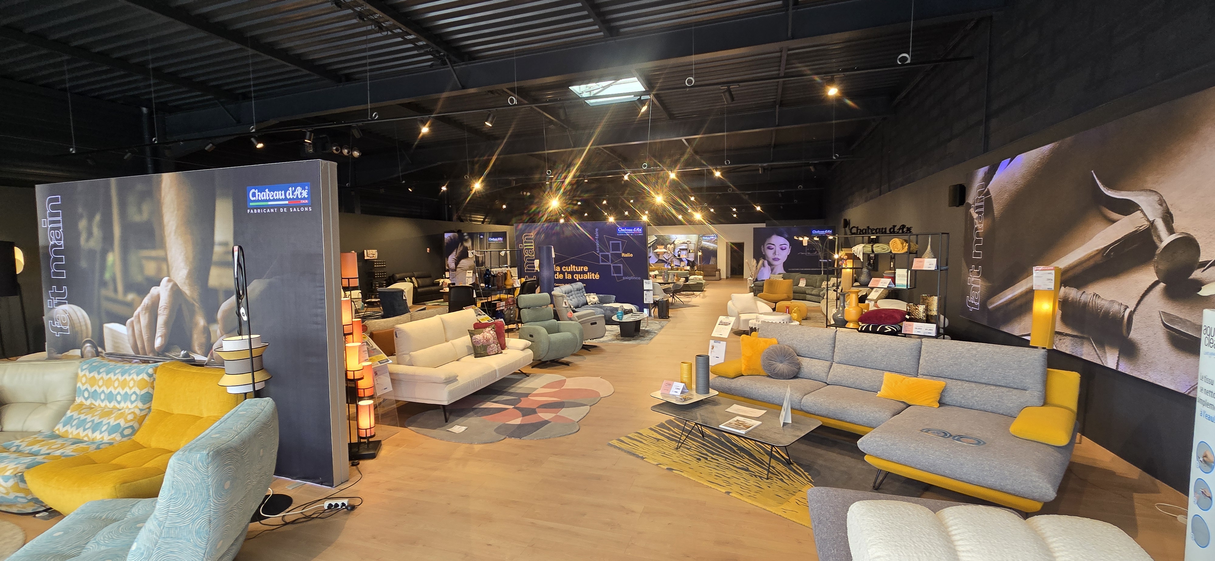 Après — showroom Château d'Ax terminé